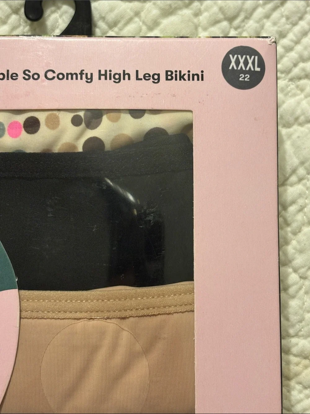 Kindly Yours Women’s So Comfy Micro High Leg Bikini Underwear Size XXXL (22)